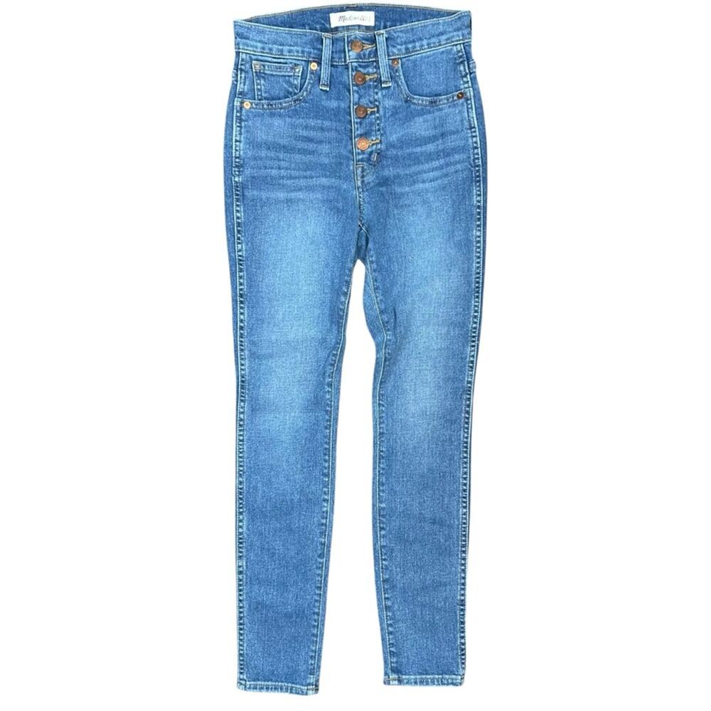Madewell 10” Highrise Skinny 24P Button Fly